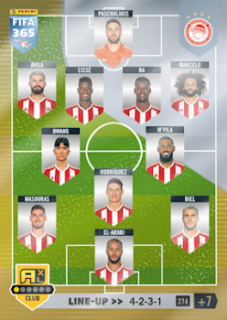 Line-up Olympiacos FC 2023 FIFA 365 Line-up #274